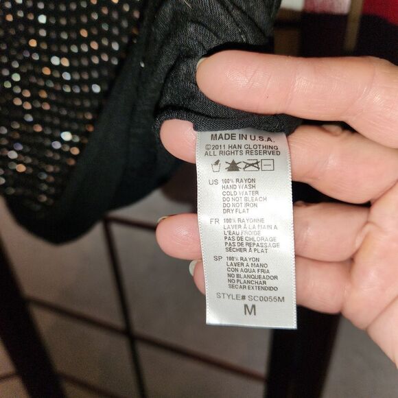 The Classic Black Rhinestone Top - Picture 5 of 6